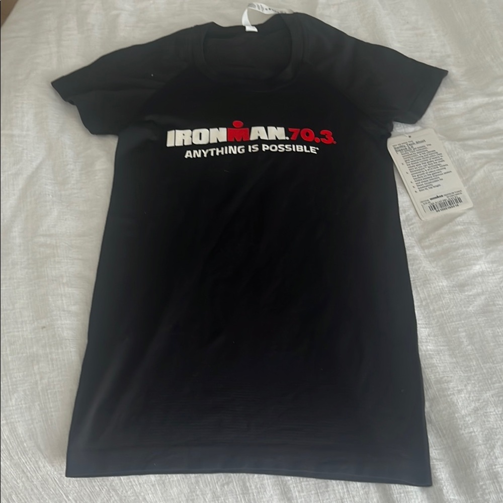 lululemon athletica Black Short Sleeve Tee Ironman